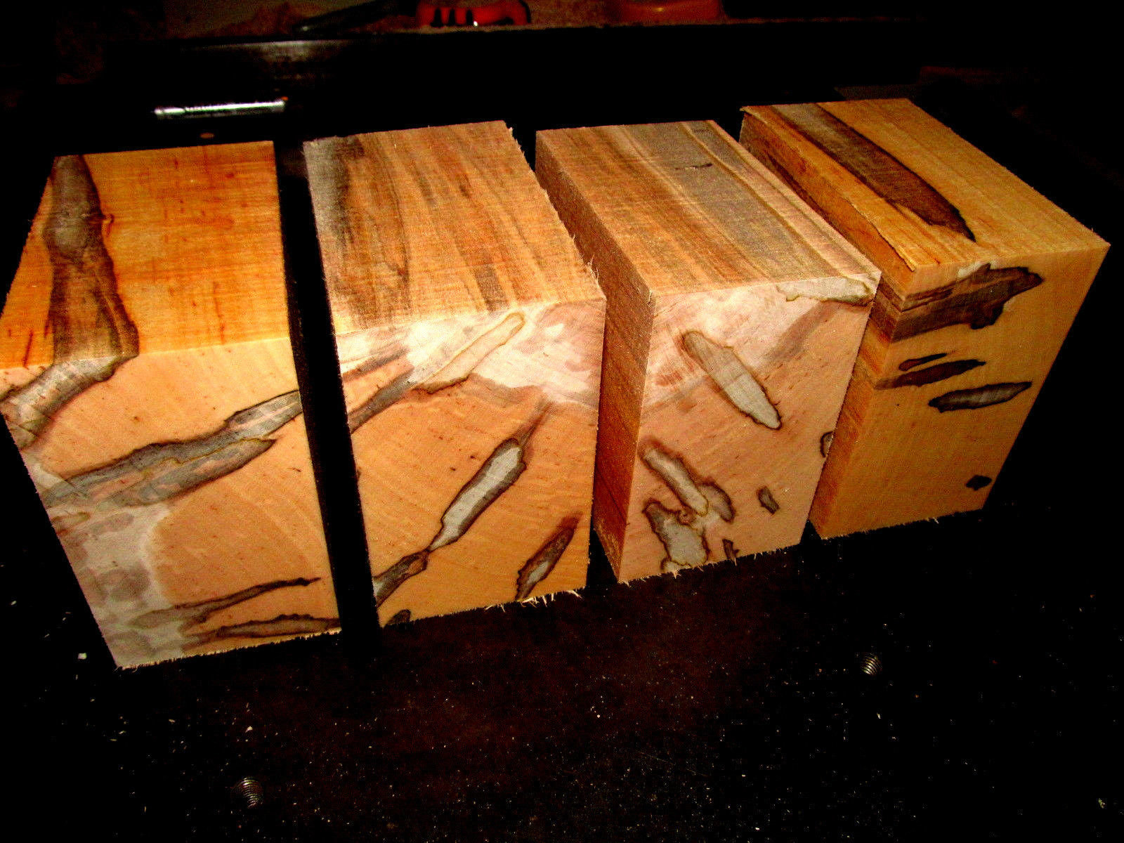 FOUR (4) KILN DRIED AMBROSIA MAPLE BOWL BLANKS 6