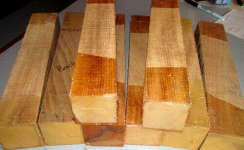 Four (4) Beautiful Mulberry turning blocks lathe wood on sale 3